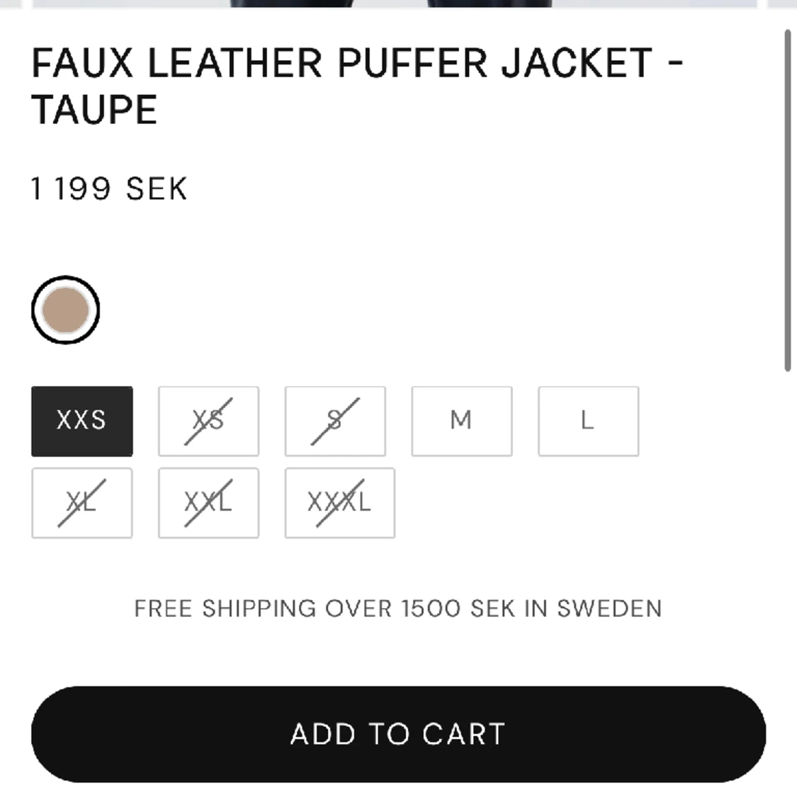 LXA jacka - puffer  - 90