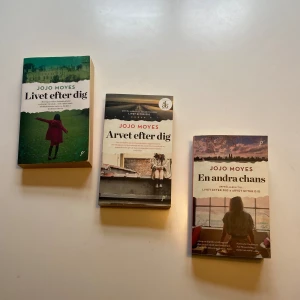 Livet efter dig  - Den hyllade boktrilogin ”Livet efter dig” skriven av Jojo Moyes. Böckerna är i bra skick! 