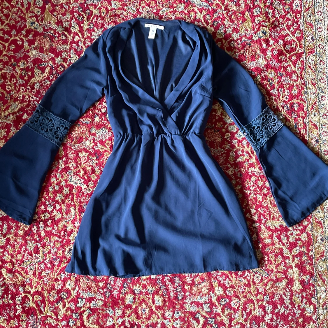 Blå tunn klänning  - 2