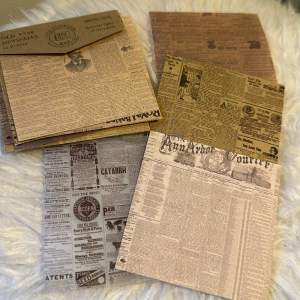 Fina vintage papper perfekt till bullet journal! Jag har liknande annonser på min profil! 🌸⭐️