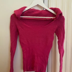 Rosa stickad tröja - Rosa stickad tröja, passar XS-S