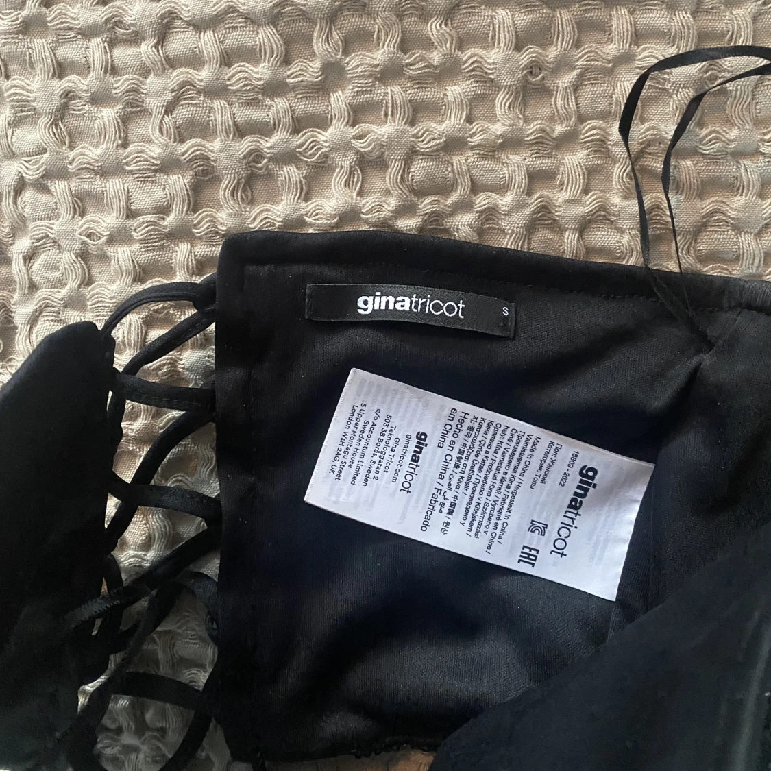 Korsetttopp med paljetter - 91