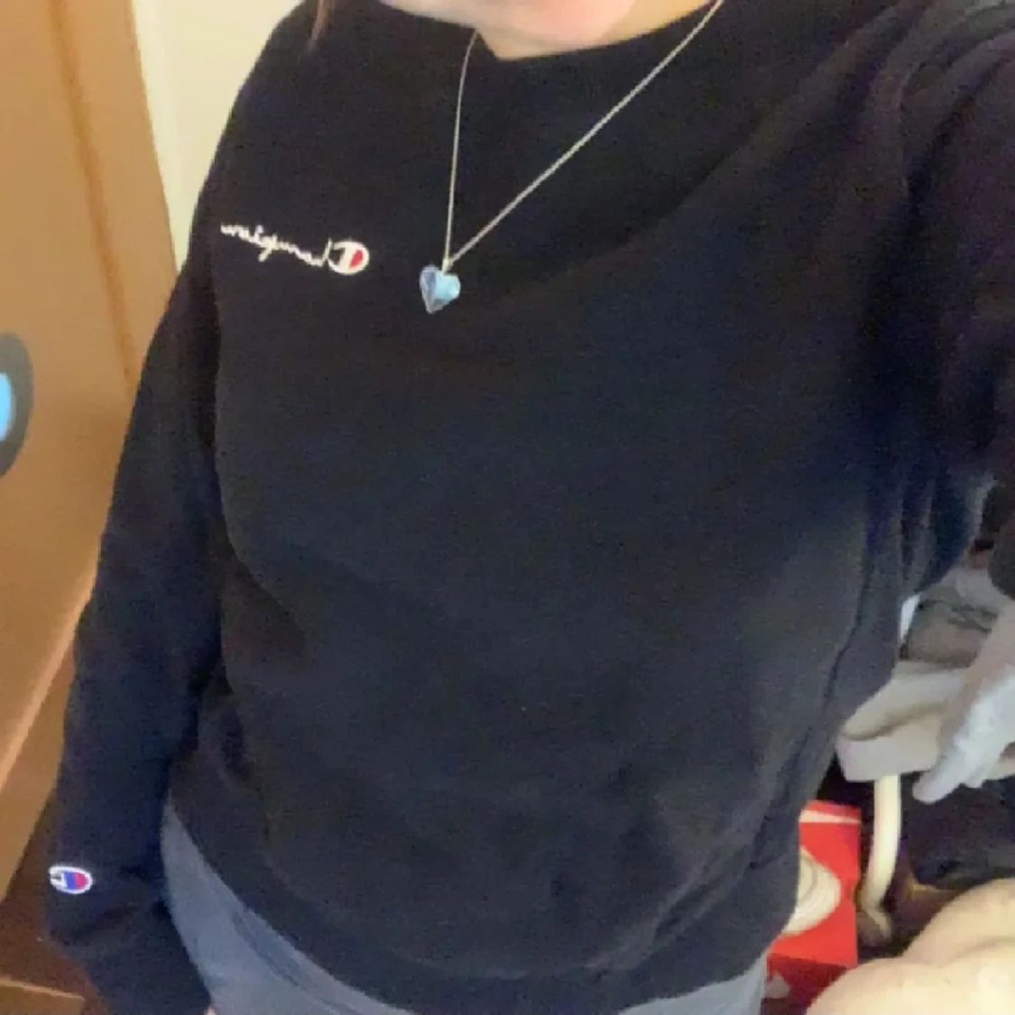 Svart Champion Sweatshirt - 90