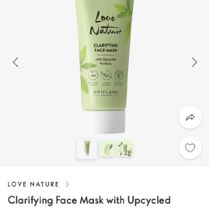 Face mask  - Frodig, krämig ansiktsmask med återanvänt ekologiskt verbenavatten som renar hyn och tar bort överflödig talg. Kan adderas till vilken rutin som helst och är skapad för att din hy ska se fräsch och matt ut. 95% naturlig formula och en fräsch, fruktig doft
