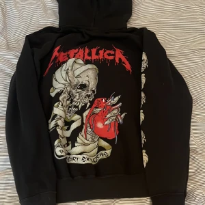 metallica hoodie - as snygg zip-up och bra skick! pris kan diskuteras någorlunda !