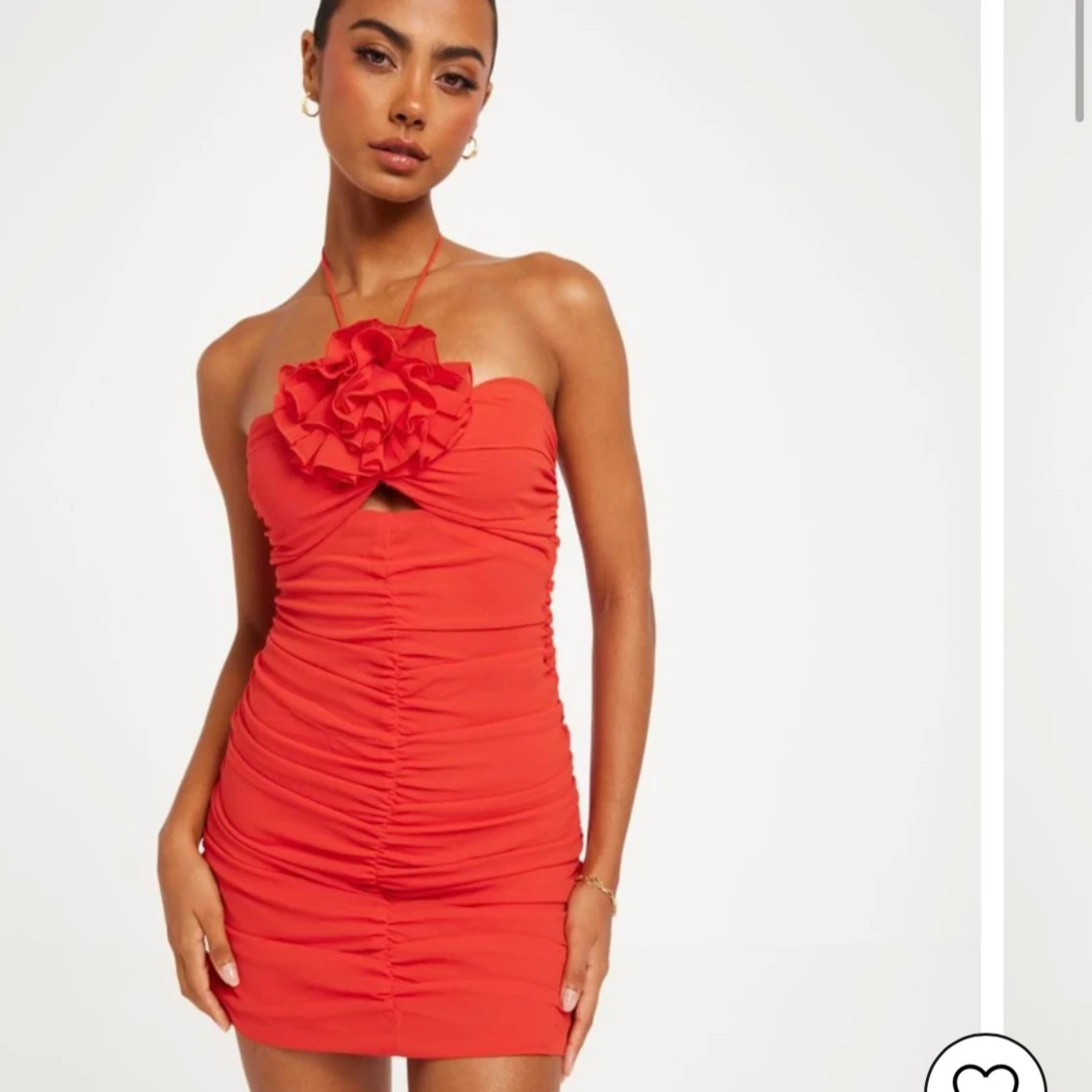 Röd sommarklänning