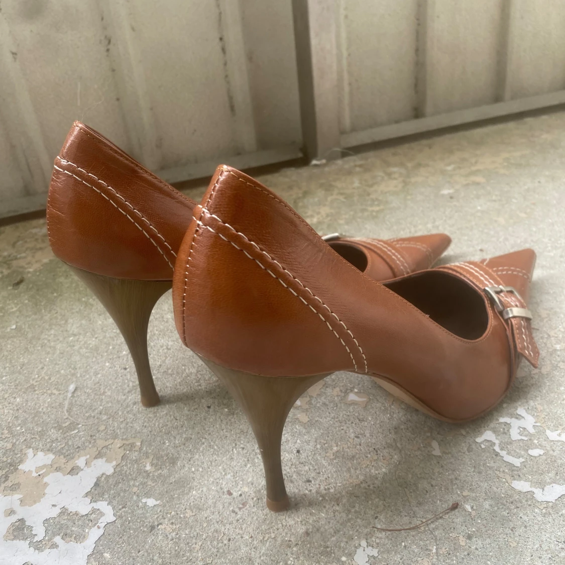 Bruna klack skor - 90