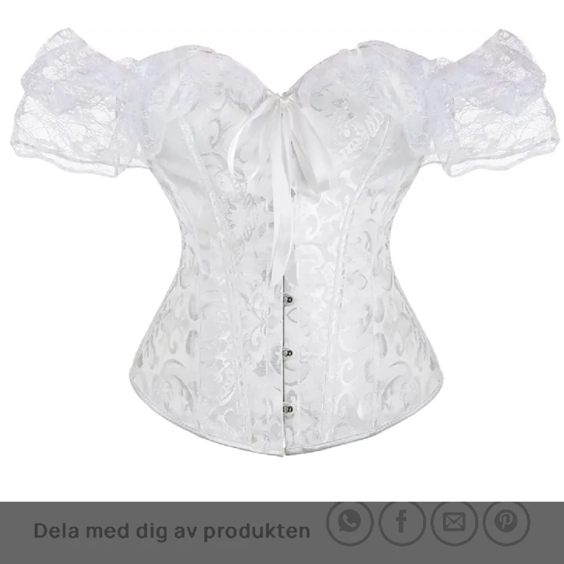 Vit korsett