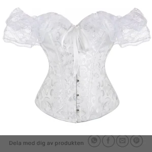 Vit korsett - En vit korsett från Toplady. Perfekt skick, aldrig använd. Storlek S. Sitter super fint. Original pris är 400