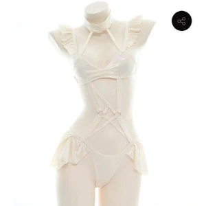 Ruffled Harness Lingerie Set - Jättefin ”body” från Ddlg Playground, endast testad men tyvärr för stor för mig som vanligtvis har storlek XS. OneSize men passar nog S-M bäst. Nypris 500kr💗