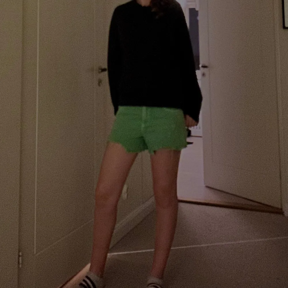 Jätte snygga gröna zara shorts! . Shorts.