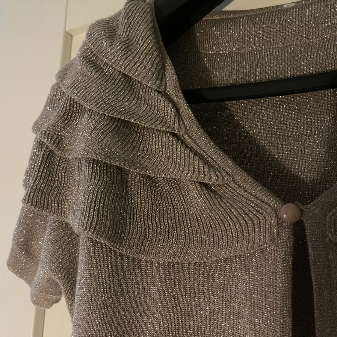 Guldig glittrig bolero - 90