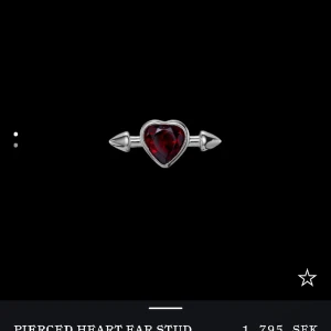 Maria Nilsdotter örhänge - Maria Nilsdotter örhänge i silver med röd sten i bra skick! Nypris 1795kr❤️