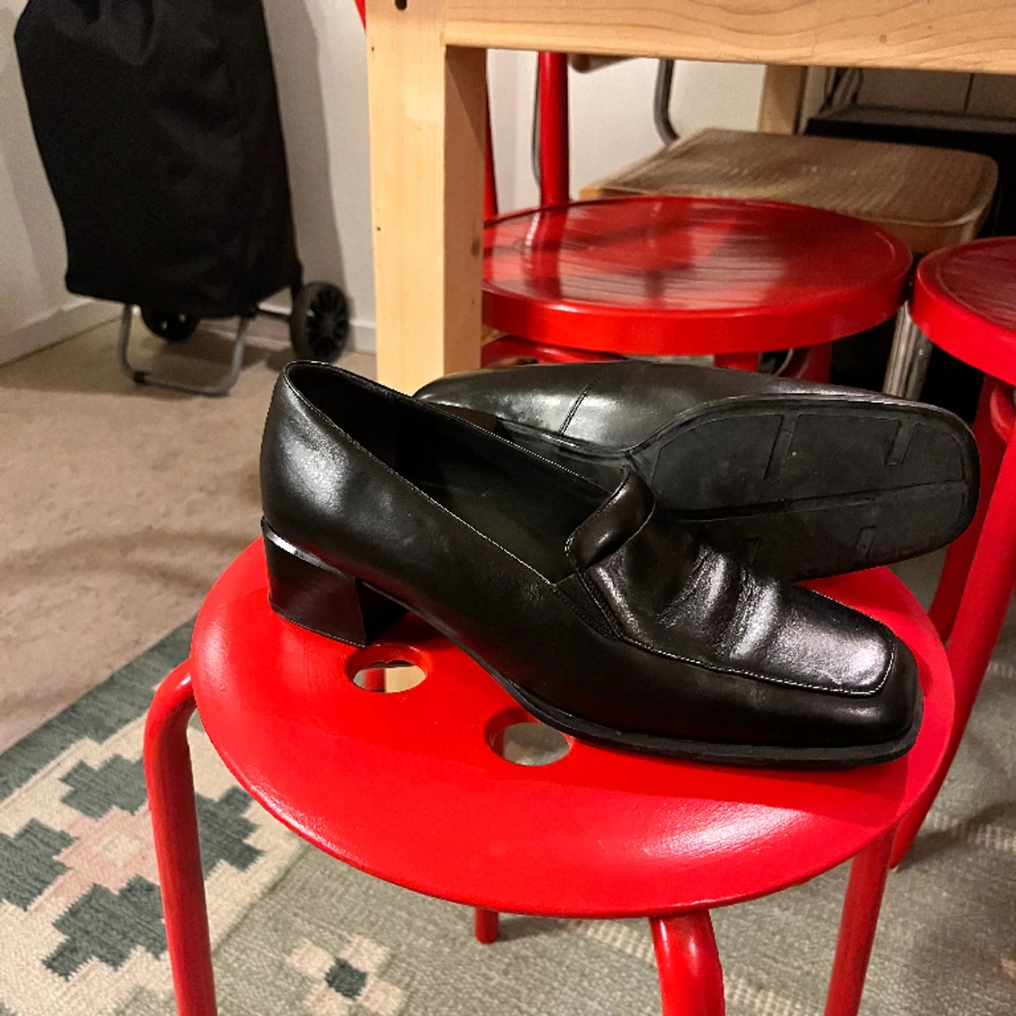 Loafers läder trend strl 40