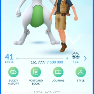 Pokémon Go - Hej, kom privat för mer information om Kontot, det är galet!  Jag kan inte skriva mer här på grund av ord begränsningen.  375 Legendarys  5 miljoner Stardust  3200 Coins  Med mera! 