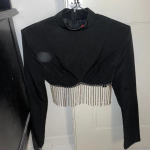 Topp med strass - Topp med strass från Misspap strl S