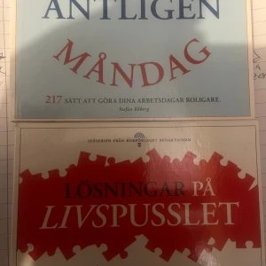 Böcker - 2 st läs foto 2 om innehåll Som nyskick 