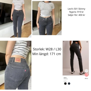 Levi’s 501 Skinny - Använd bara fåtal gånger. 