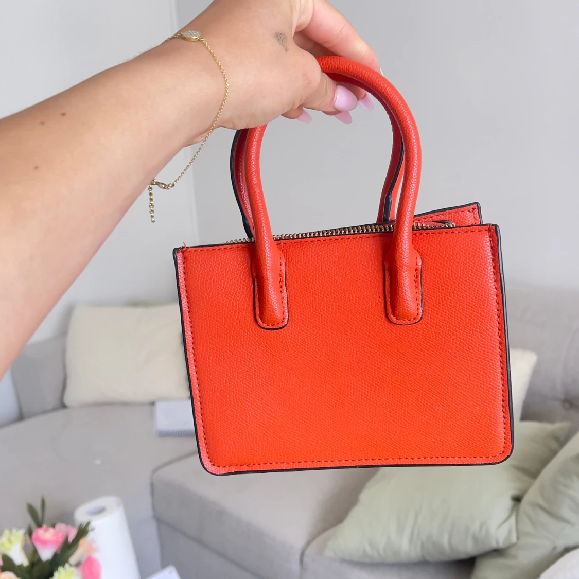 Orange väska - 91
