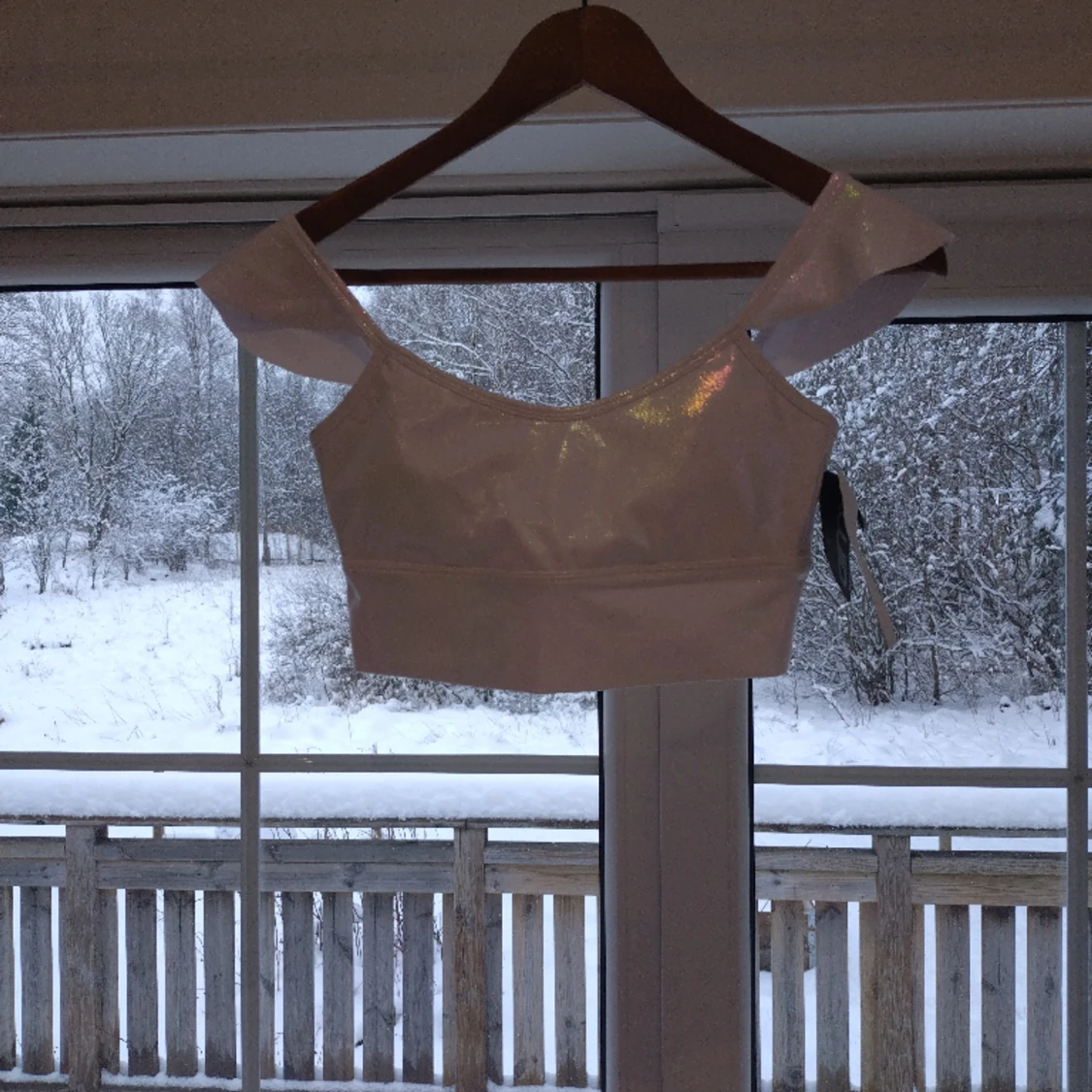 Vit och beige ny sport-bh från aimn i storlek small - 91