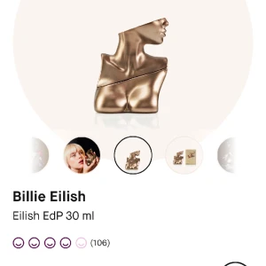 Billie Eilish Parfym  - Billie Eilish parfym i 30ml! Luktar väldigt god vanilj men inte riktigt min typ av doft! Knappt använd, har bara sprayat ett par gånger så den är iprincip full 💓
