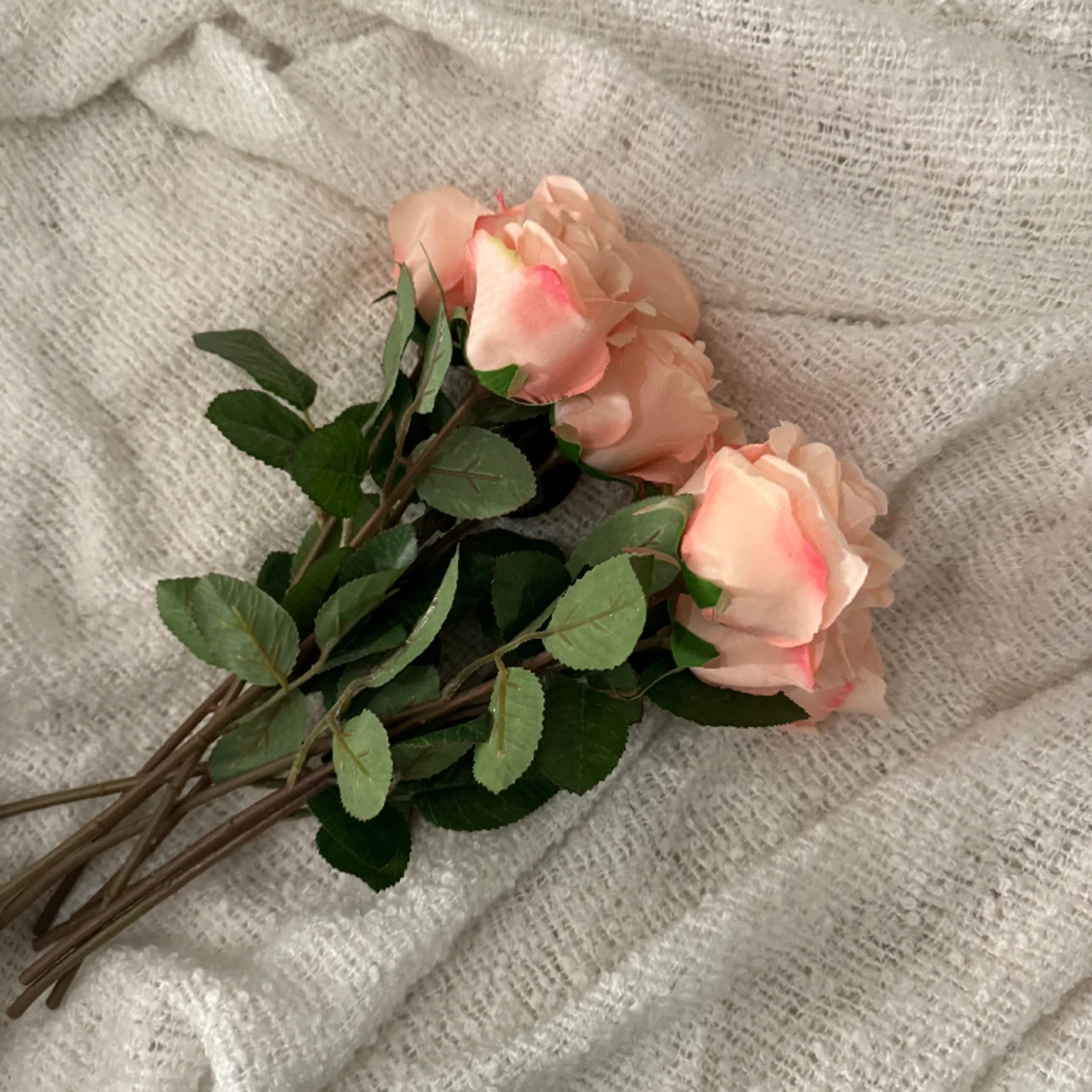 Rosa Plast Rosor Dekoration - 90