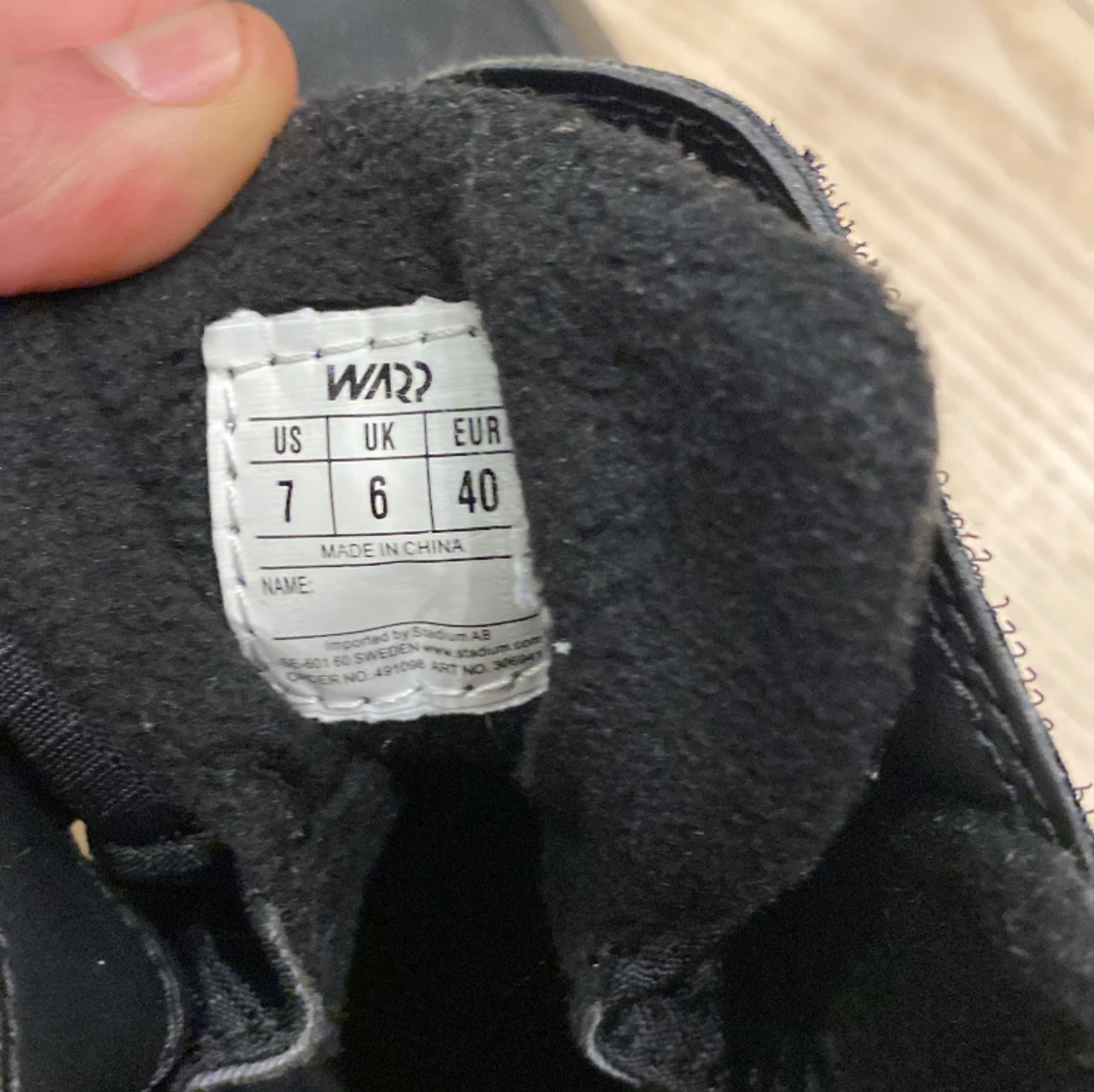 Vinterskor svarta - 90