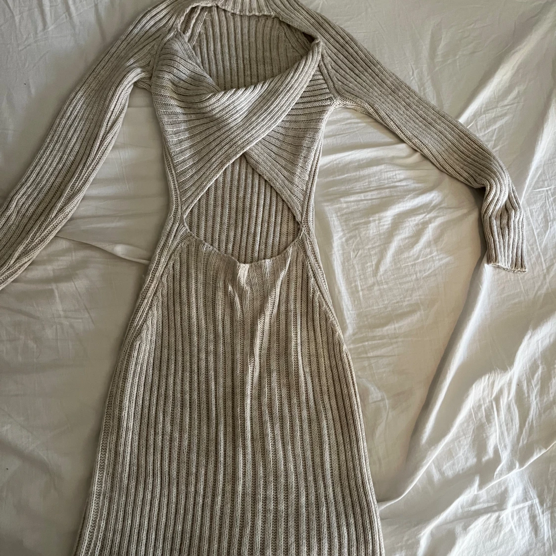 Stickad klänning - 90