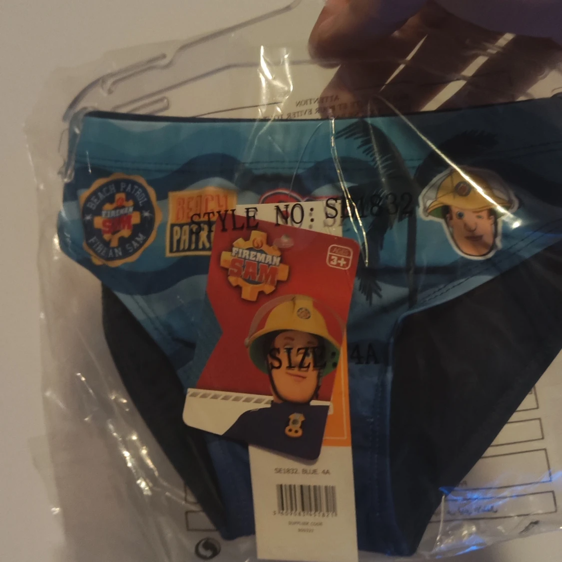 Nya fireman Sam badbyxor storlek 98/104 - 91