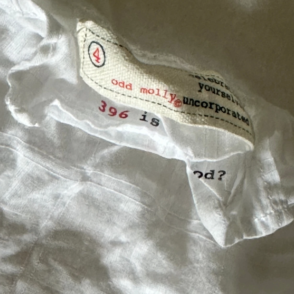 Oddmolly blus med rosett - 90