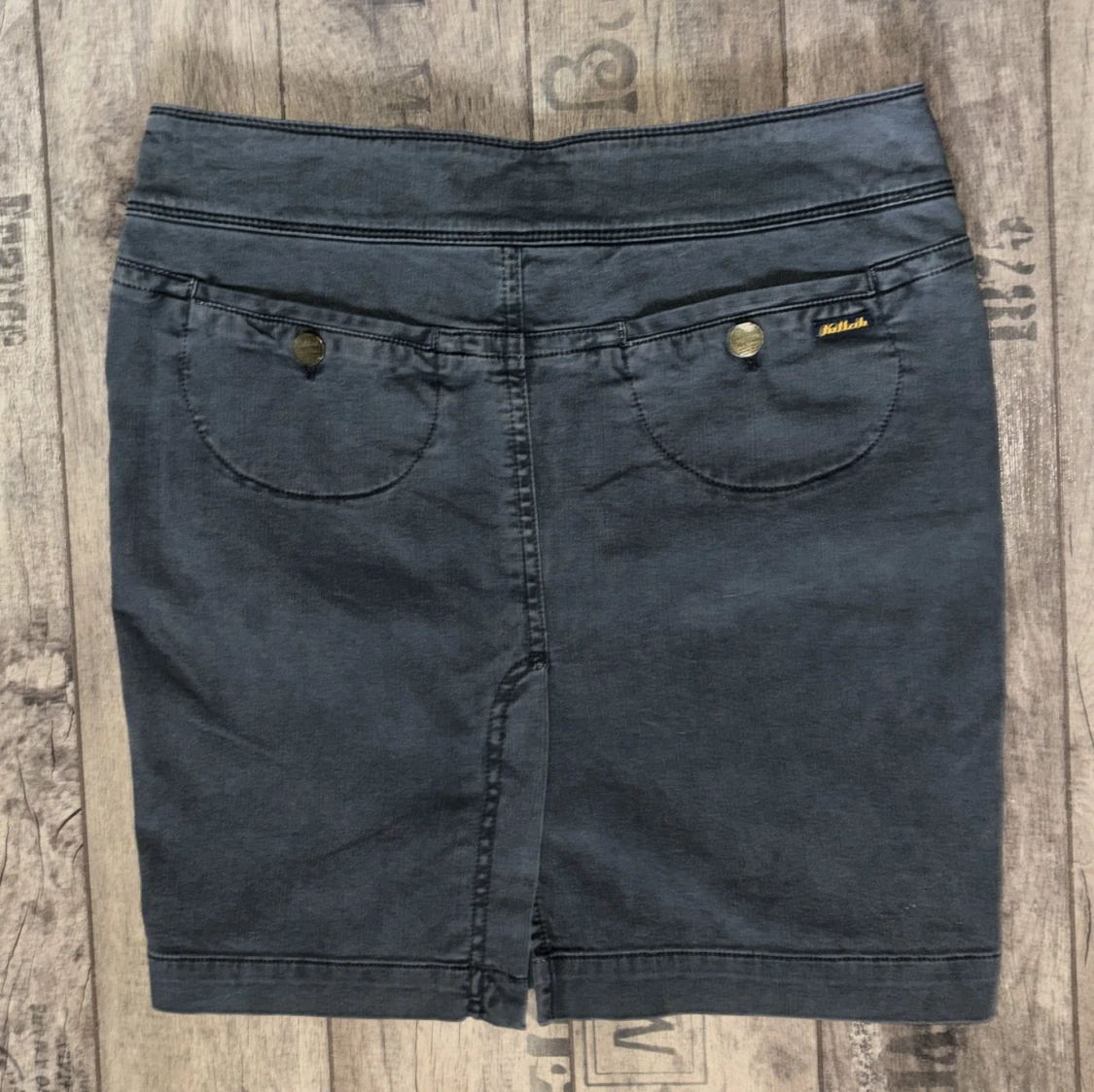 Grå jeans kjol - 91