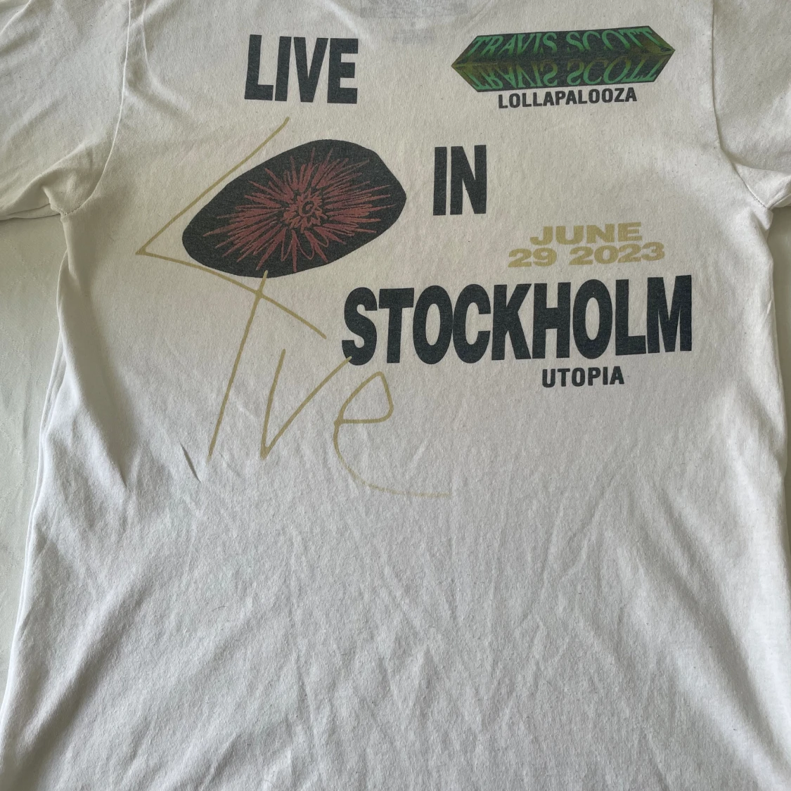 TRAVIS SCOTT LOLLAPALOOZA T-SHIRT - 90