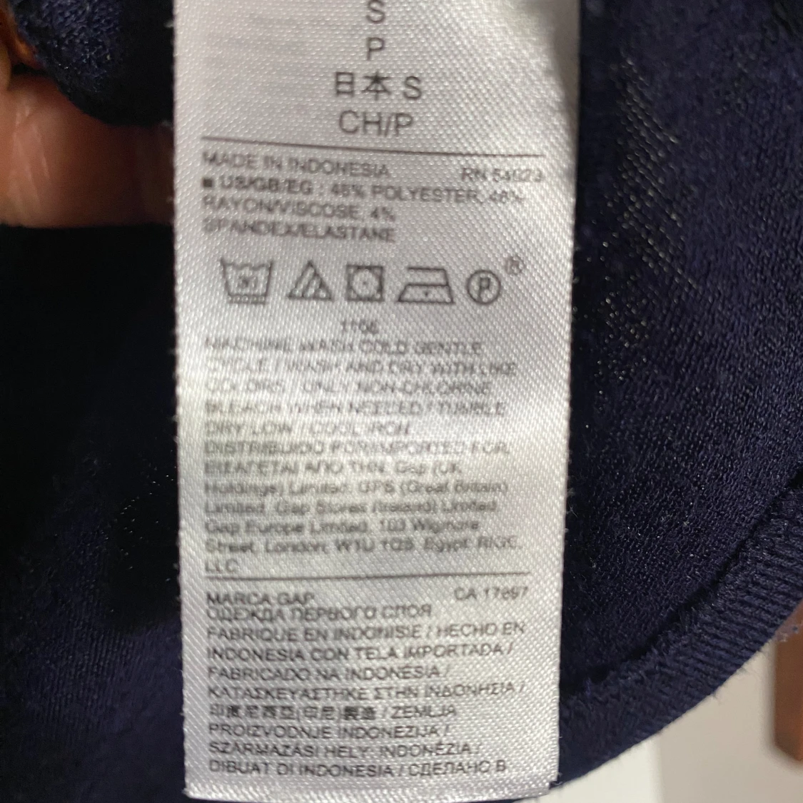 Fin marinblå topp - 91