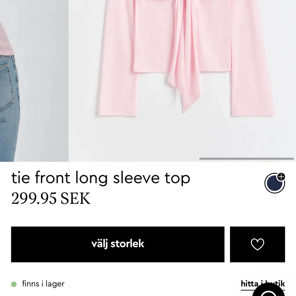 Super fin 😍  Använt 2 ggr.  Storlek S  Den kostar 300kr i butik/ online. . Toppar.