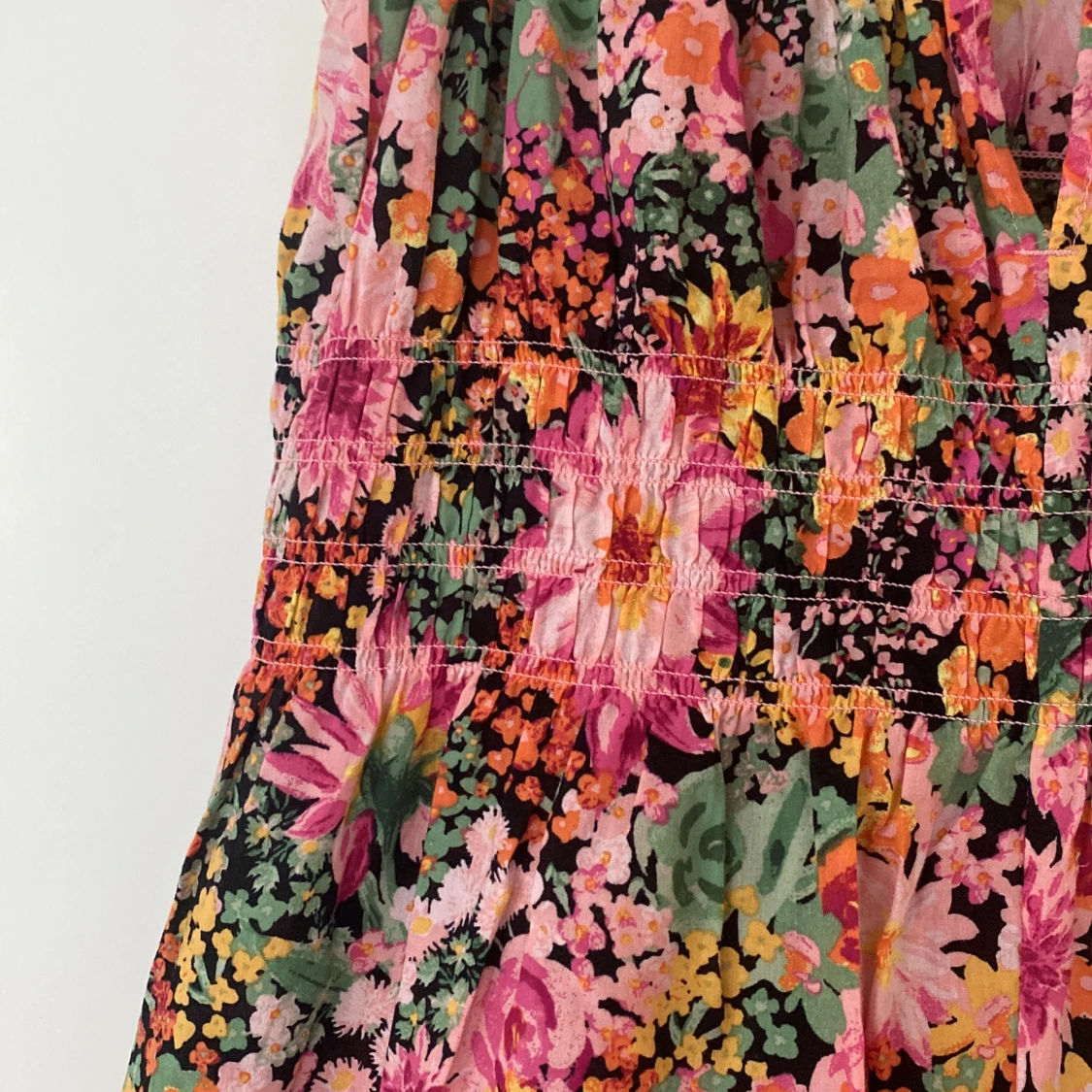 Blommig klänning - 90