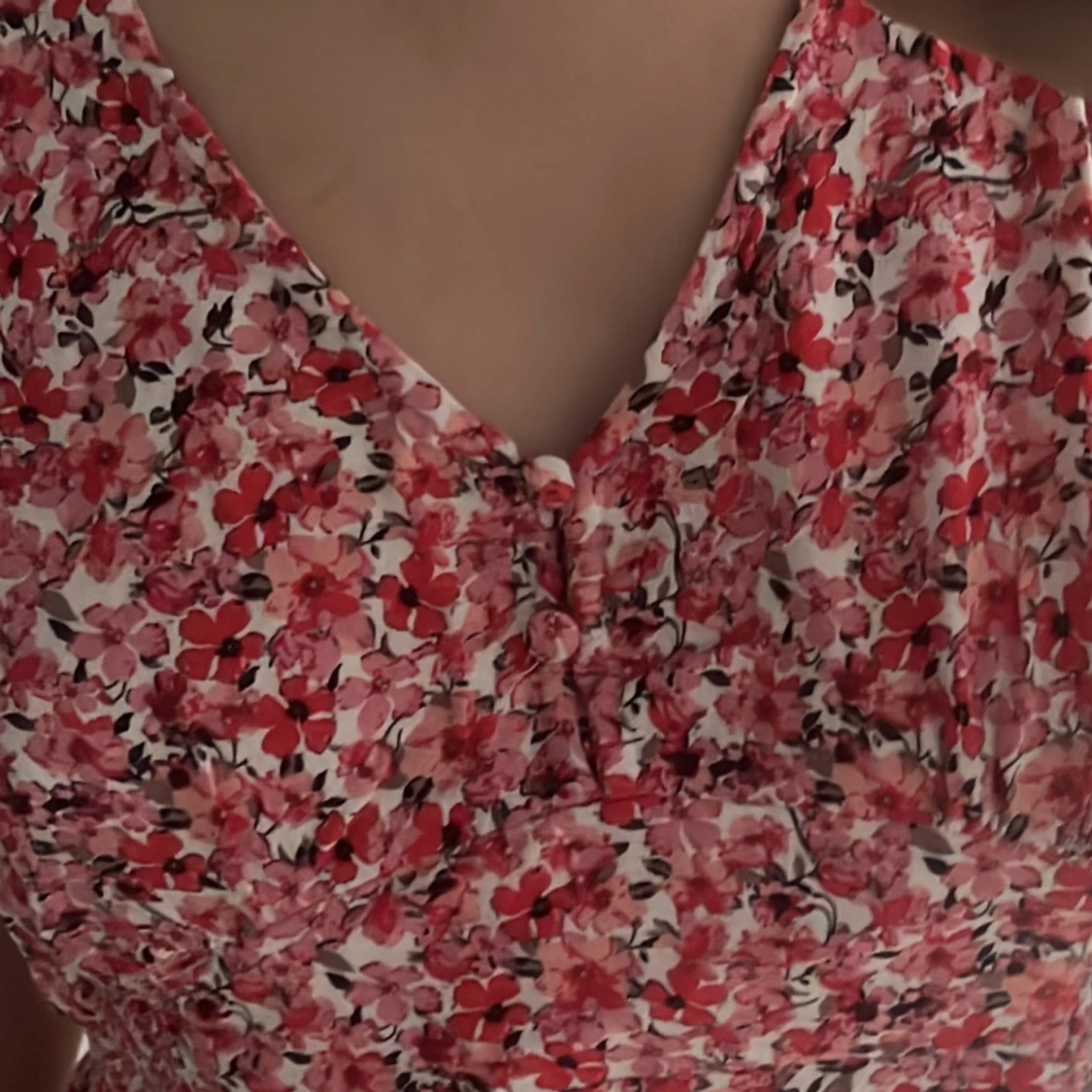 Gullig rosa sommarklänning - 90