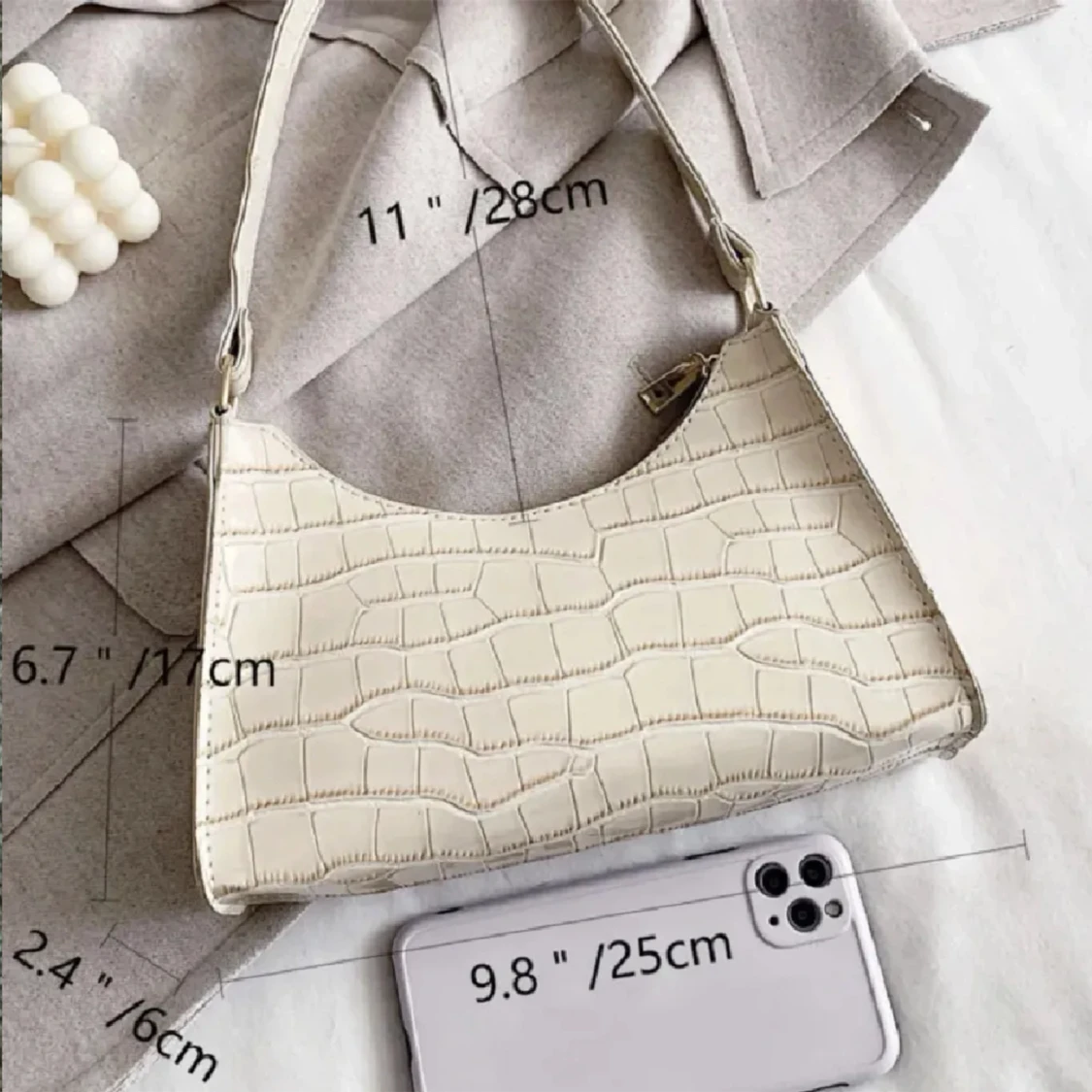 Beige handväska  - 91