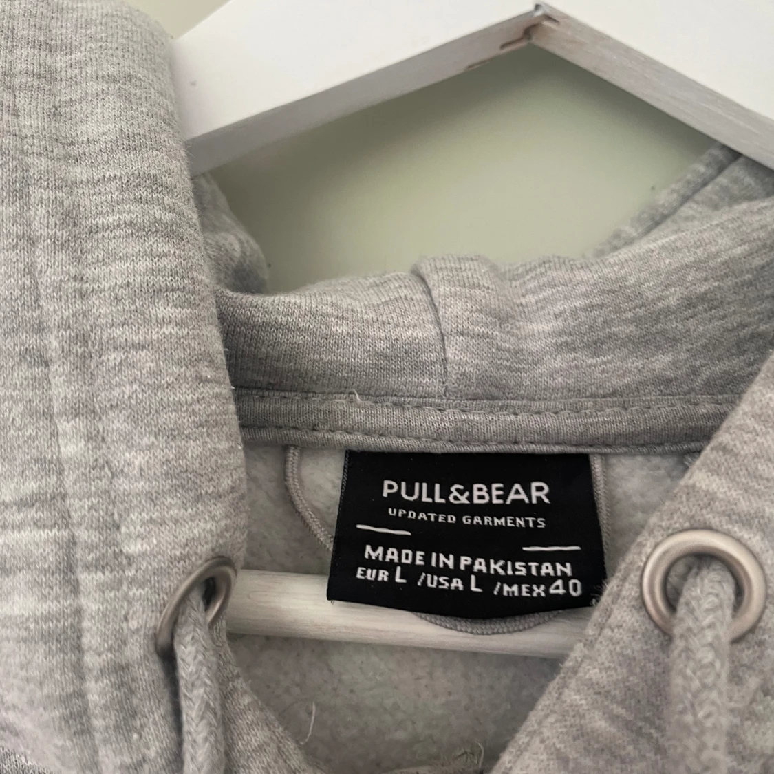 Grå hoodie - 90