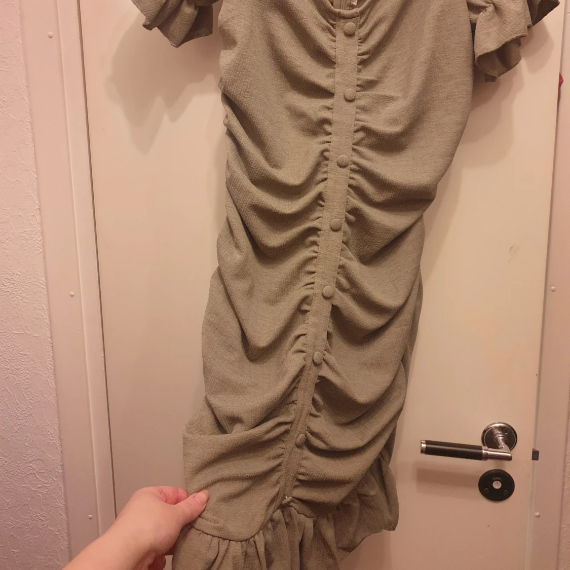 Jätte snygg grön klänning - 90