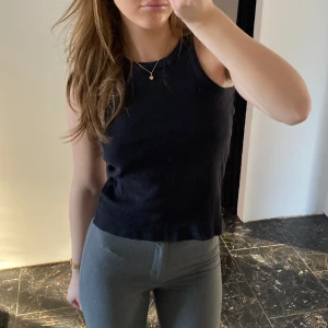 Basic topp - Svart basic linne från lager 157, endast använd nån enstaka gång💓