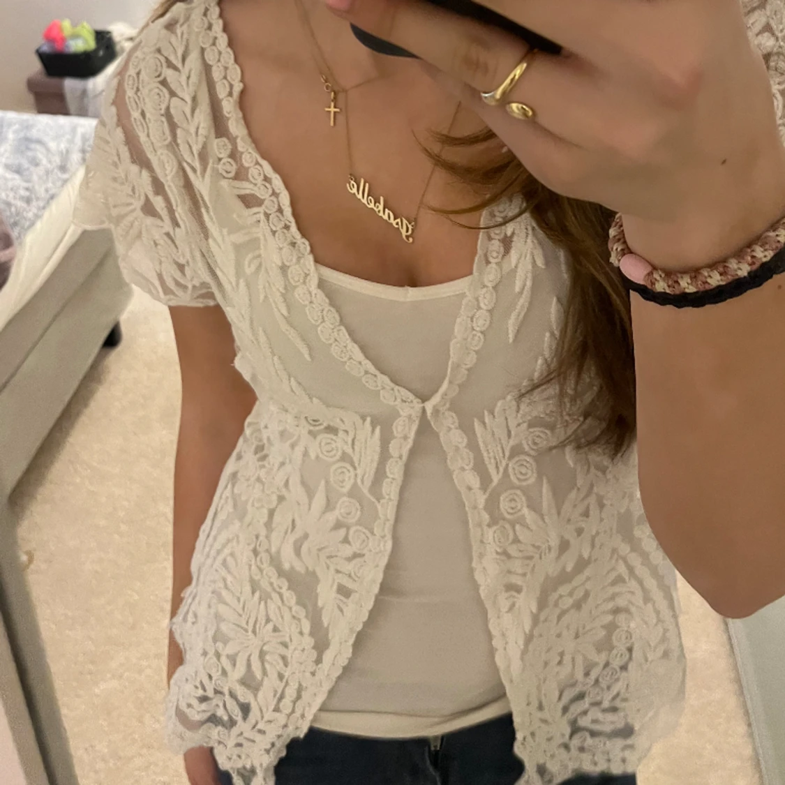 stickad kofta/bolero - 91