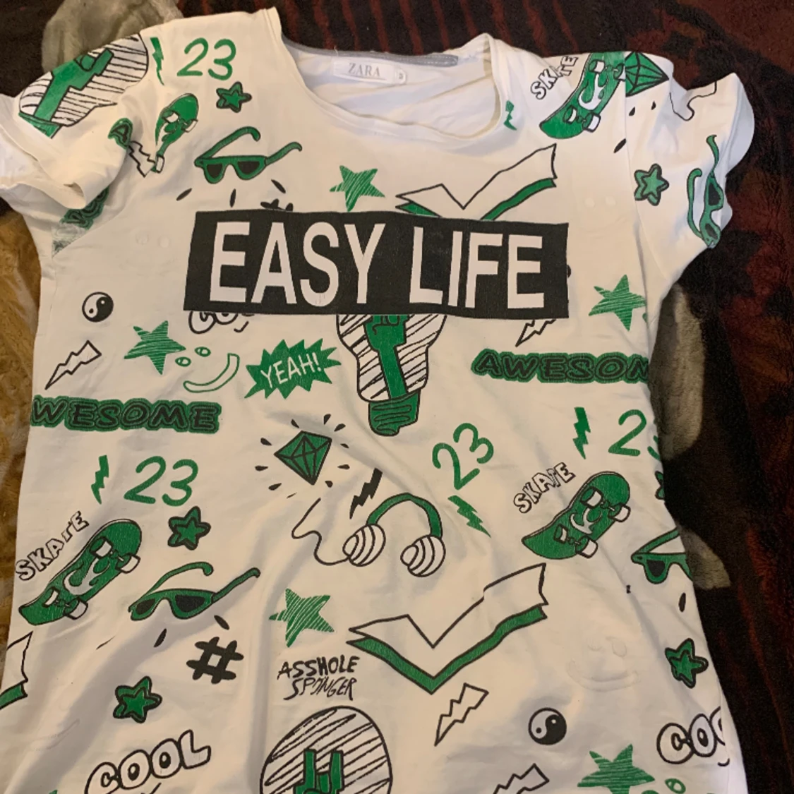 En t-shirt som har använd 2 gånger 