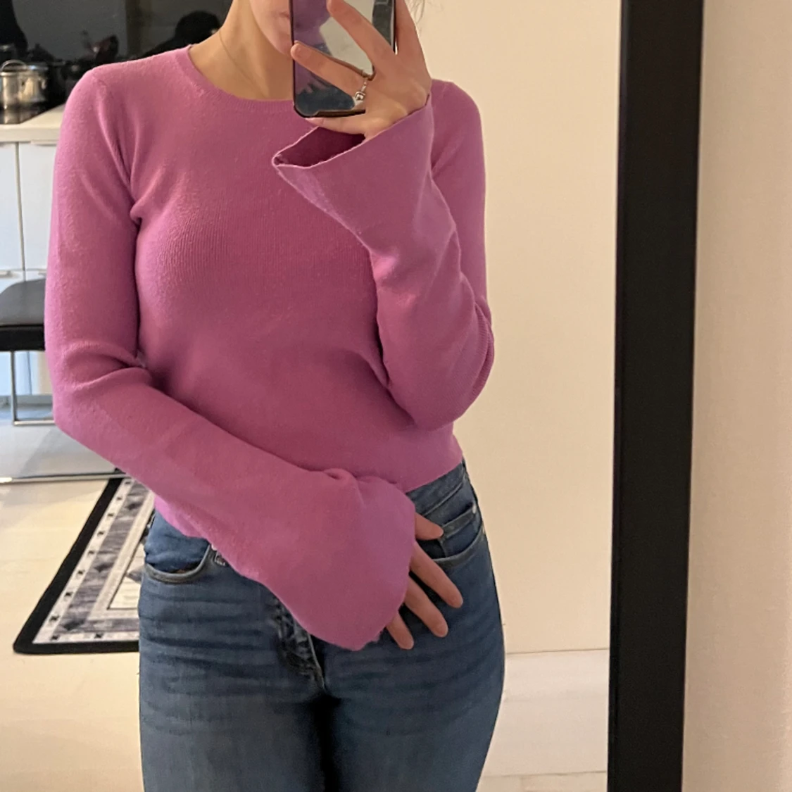 Söt rosa/lila tröja