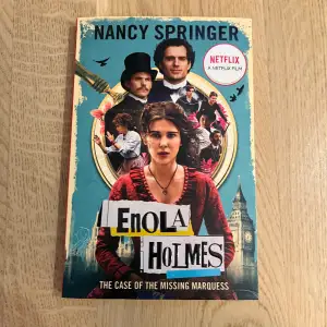 Enola holmes bok - från filmen Enola holmes (Netflix). På engelska. Helt ny. 