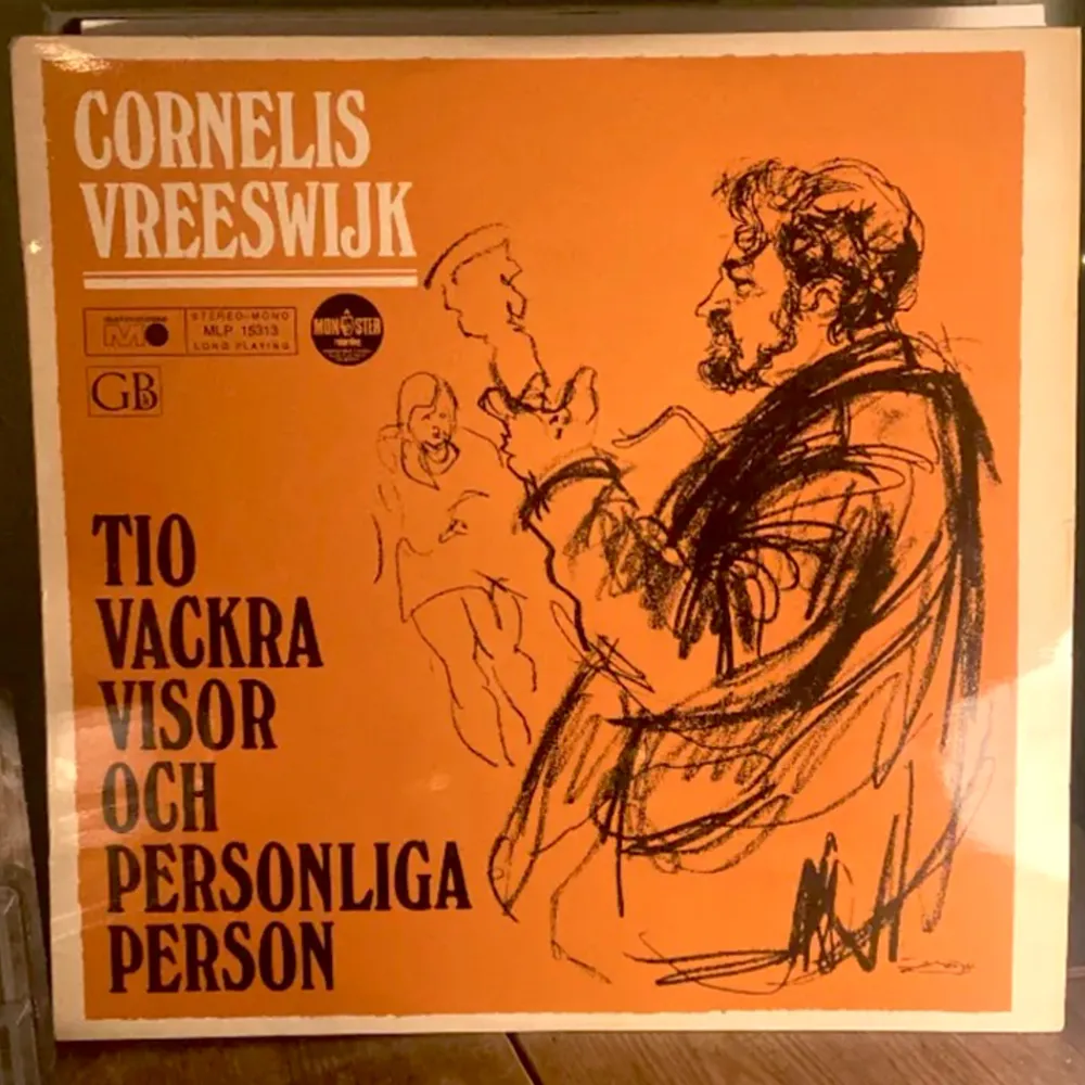 ”Tio vackra visor och personliga person” LP - Cornelis Vreeswijk. Köpt begangnad på Tradera, ska låta felfritt, men inte spelat på den själv.   Fint skick!. Övrigt.