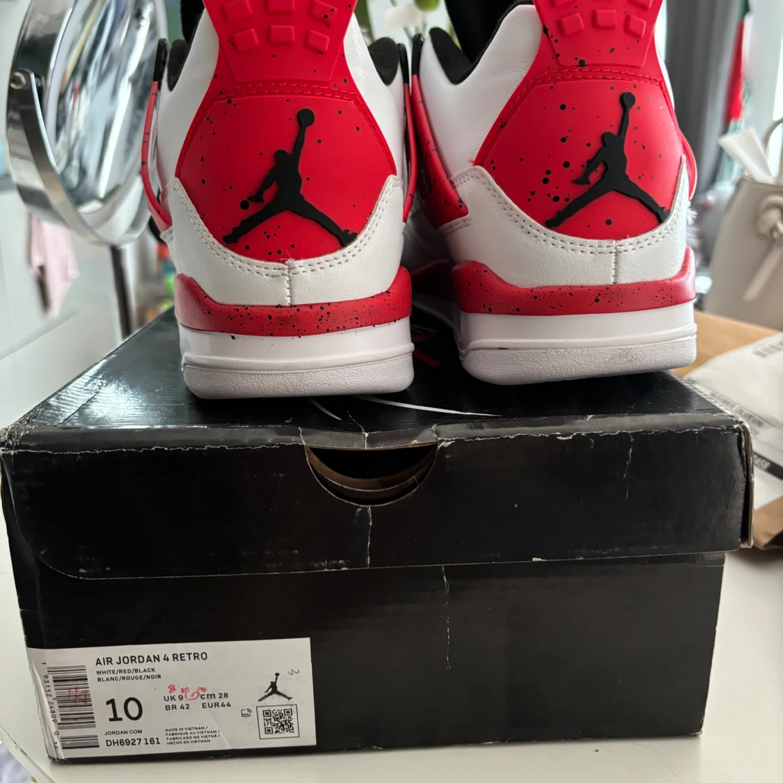 Jordan 4 red cement - 91