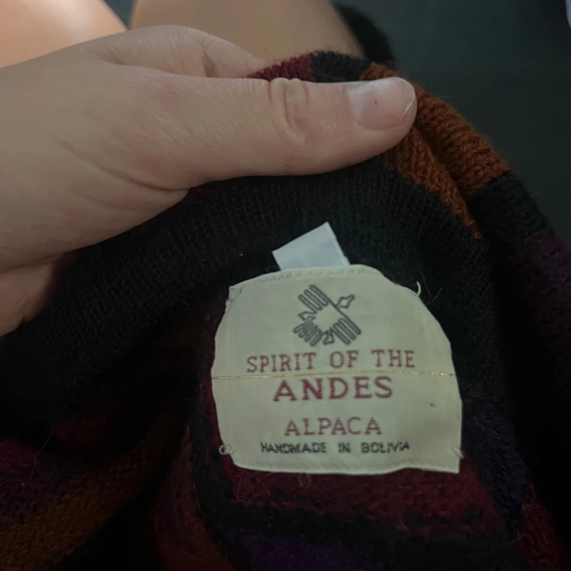 Handgjord zip tröja - 90