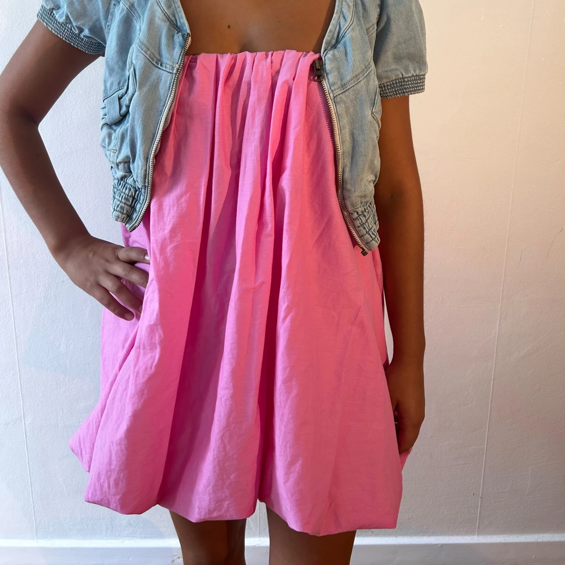 Rosa klänning  - 90