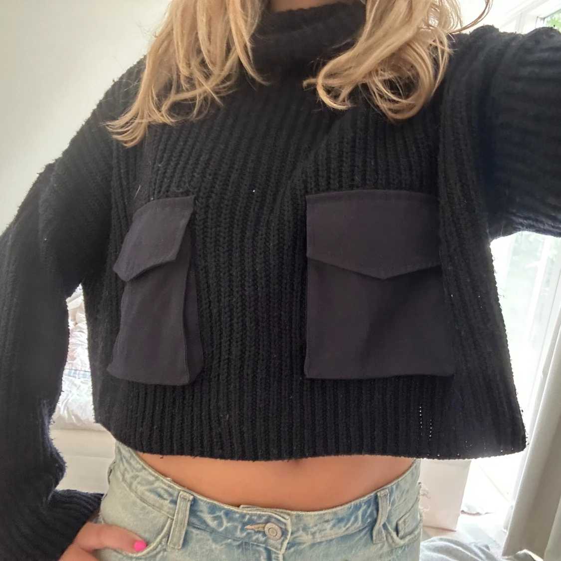 Stickad tröja  - 90