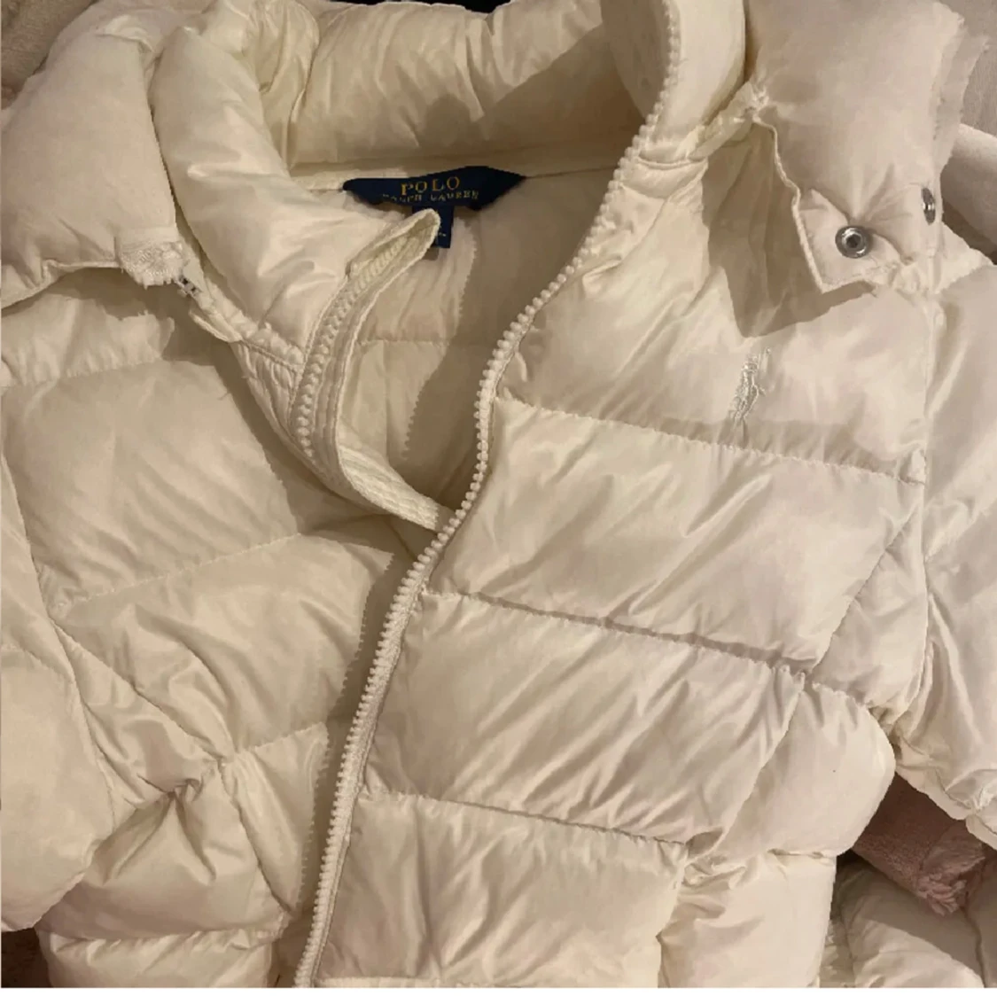 Vit Ralph Lauren jacka  - 91